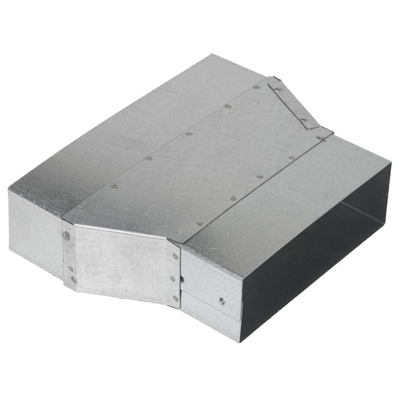 Redukcja symetryczna wentylacyjna 250x50 na 150x50 mm z blachy ocynkowanej