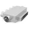 Skrzynka rozprężna 250x50 / 6x90 mm do rekuperacji z króćcami na zamek