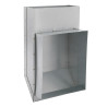 Kształtka wentylacyjna 200x50 z wylotem 140x215 mm pod kratkę Darco K3/KZ3 – blacha ocynkowana
