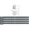 Turbowent Tulipan TUV Ventlab ø150 mm Czarny Mat – Nasada Kominowa Chrom 1.4301 | Podstawa Wciskana