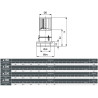Turbowent Tulipan TUV 250/350 mm Czarny Mat – Nasada Kominowa z Kołnierzem Ocieplenia Otwierana | Ventlab