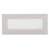 Kratka wentylacyjna 200x90 mm biała stalowa