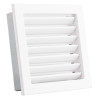 Kratka wentylacyjna z żaluzją stałą VENTLAB 220x220 mm biały