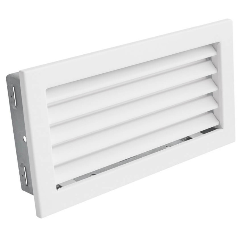 Kratka wentylacyjna z żaluzją stałą VENTLAB 240x170 mm biały