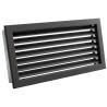 Kratka wentylacyjna z żaluzją stałą VENTLAB 450x240 mm czarny
