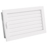 Kratka wentylacyjna kominkowa VENTLAB 325x170 mm z żaluzją ruchomą – biała