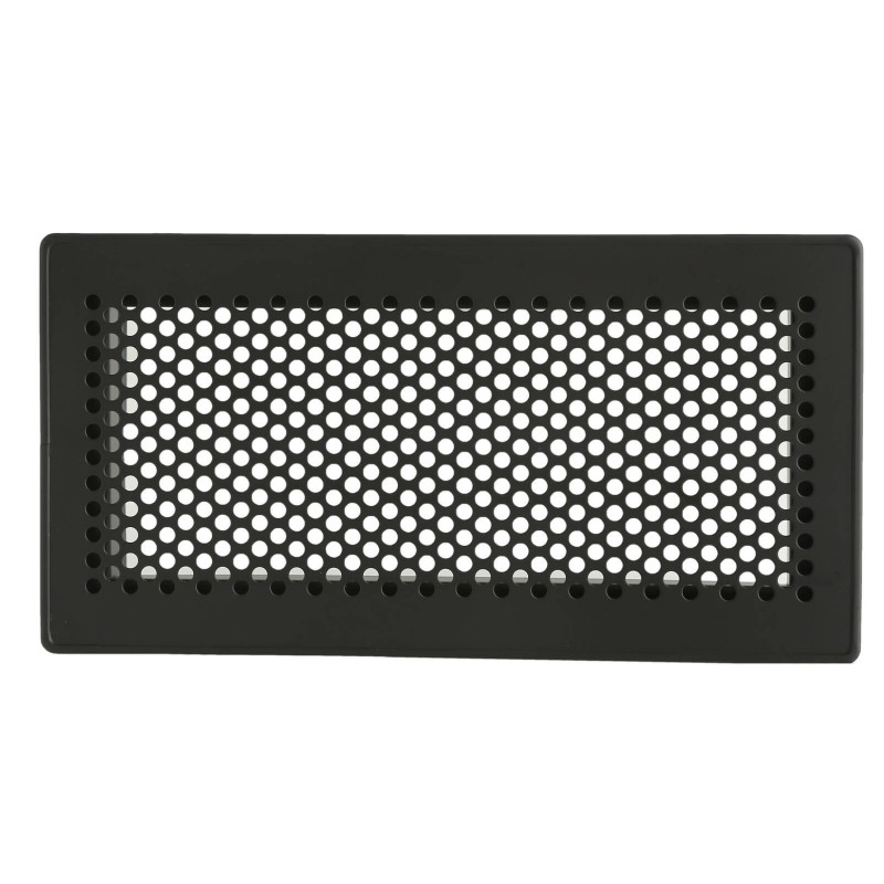 Kratka wentylacyjna TREND 240x170 mm czarna bez żaluzji