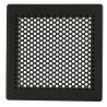 Kratka wentylacyjna TREND 220x220 mm czarna bez żaluzji