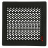 Kratka wentylacyjna TREND 220x220 mm czarna z żaluzją