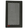 Kratka wentylacyjna TREND 325x170 mm czarna z żaluzją
