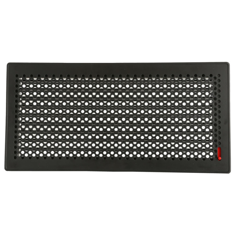 Kratka wentylacyjna TREND 450x240 mm czarna z żaluzją ruchomą