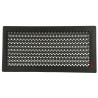 Kratka wentylacyjna TREND 450x240 mm czarna z żaluzją ruchomą