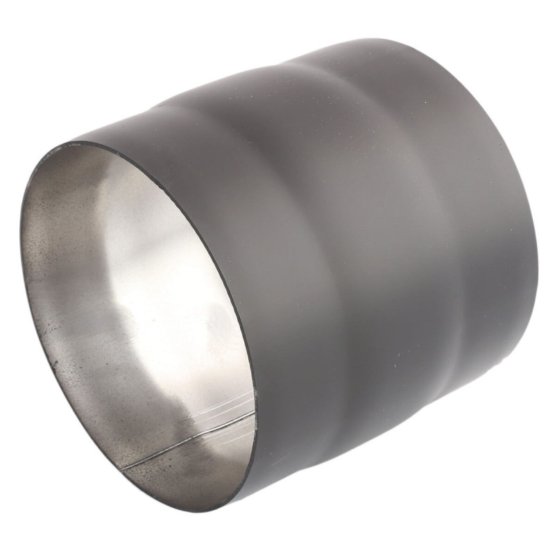 złączka męska ZM 220 mm, blacha czarna 2 mm, wysokość 165 mm, dwa króćce nyplowe 55 mm