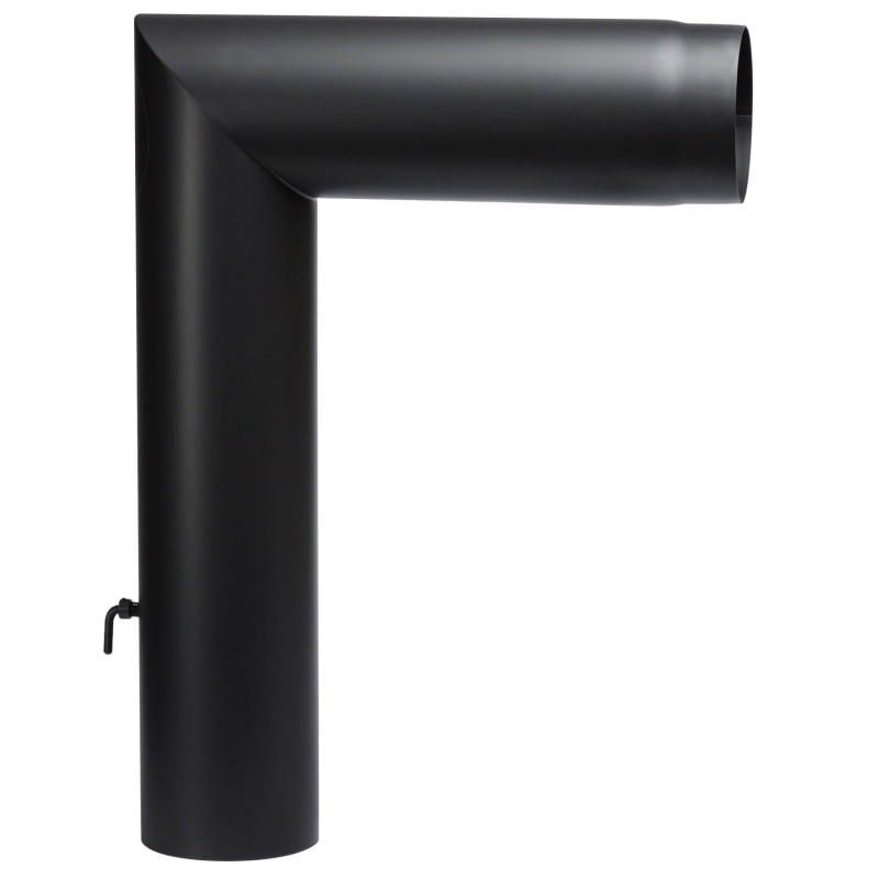 kolano 150 mm 90 stopni szlifowane z rewizją szybrem DC01 600°C