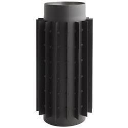 Radiator kominkowy rura żebrowana 130 mm 1 m żebra 3 cm RPZ