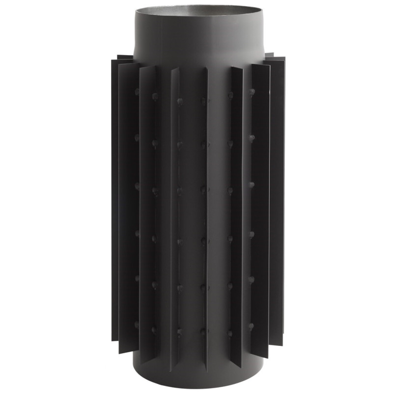 Radiator kominkowy rura żebrowana 130 mm 1 m żebra 3 cm RPZ