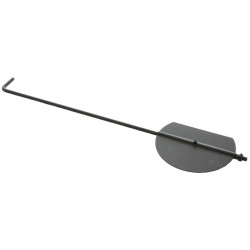 Zestaw szybra kominowego 130 mm z długą rączką do kominków zabudowanych