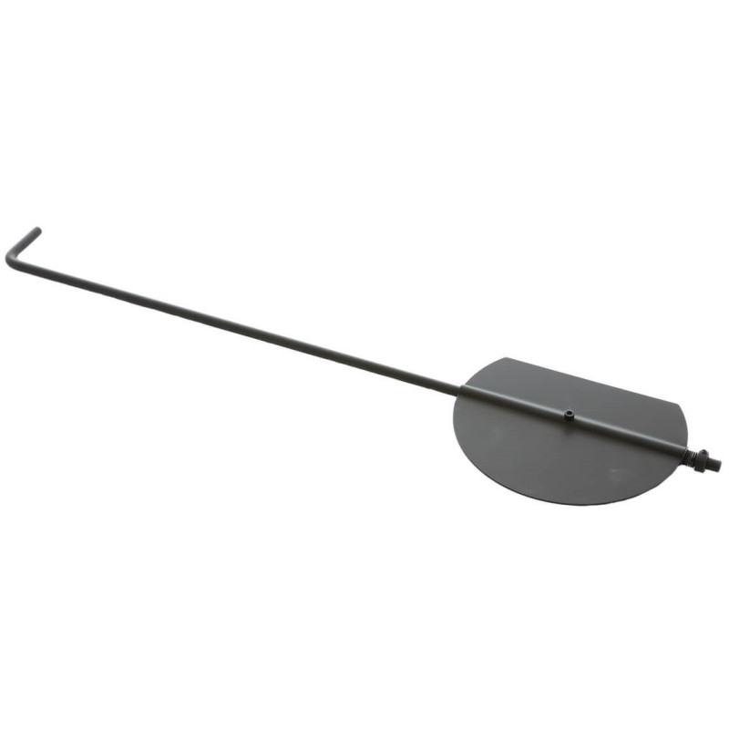 Zestaw szybra kominowego 150 mm z długą rączką do kominków zabudowanych