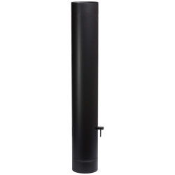 Rura prosta 130 mm RPrs/ZA 500 mm z rewizją, szybrem i pierścieniem antykondensacyjnym, farba Senotherm