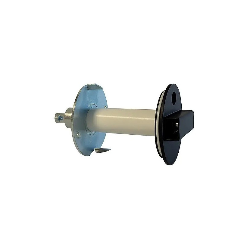 Pokrętło szybra SZKZ-REG-LIGHT-CZ – czarne, 120 mm, końcówka fi 10 / kwadrat 8x8 mm, natynkowe