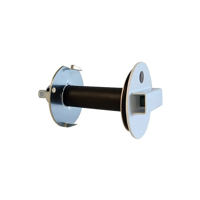 Pokrętło szybra SZKZ-REG-LIGHT-B – białe, 120 mm, końcówka fi 10 / kwadrat 8x8 mm, natynkowe