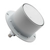 Okrągłe pokrętło szybra SZKZ-REG-OK-ML-B – białe RAL 9003, do zabudowy, średnica 160 mm