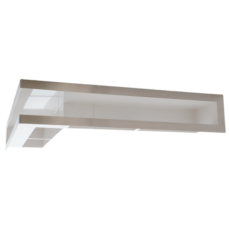 Kratka kominkowa Ventlab V-OPEN 500x700x70 biała chrom
