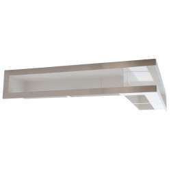 Kratka kominkowa Ventlab V-OPEN 700x500x70 biała chrom