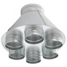 Skrzynka rozdzielcza SRDS250/6×120 OC – wlot 250, 6 wylotów 120 spiro