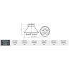 Skrzynka rozdzielcza SRDS200/4×150 OC – 1×200 / 4×150 spiro DGP