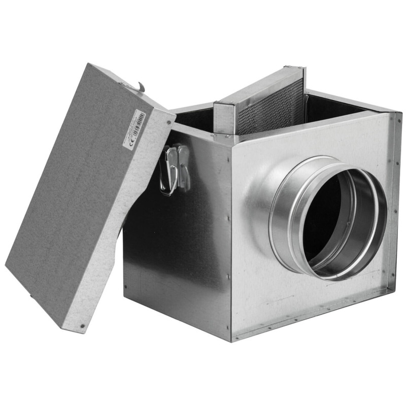 Skrzynka filtracyjna izolowana SFS100/IZ/FM-OC z filtrem metalowym do DGP ø100 mm