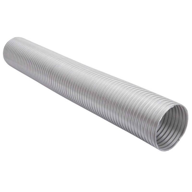 Rura elastyczna SPIRO STALFLEX 100 mm, 5 m – aluminiowa, giętka, odporność do 200°C