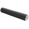 Czarna rura elastyczna SPIRO STALFLEX 50/56 mm, 1,5 m – aluminiowa, malowana proszkowo, wentylacja, okap