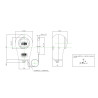 Termostat ARTHERMO ARTH97 0-90°C Natynkowy | Sterownik AN II