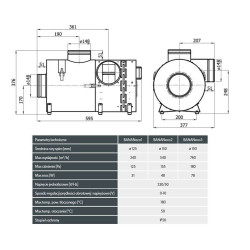 Zestaw Nawiewny BANANeco2-II | Kompletny System DGP 150mm