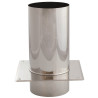 Przedłużenie kominowe żaroodporne PKO 200/500 z płytą montażową 400x400 mm stal 1.4828
