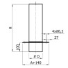 Przedłużenie Kominowe fi 200 mm 250 mm | Żaroodporne 1.4828