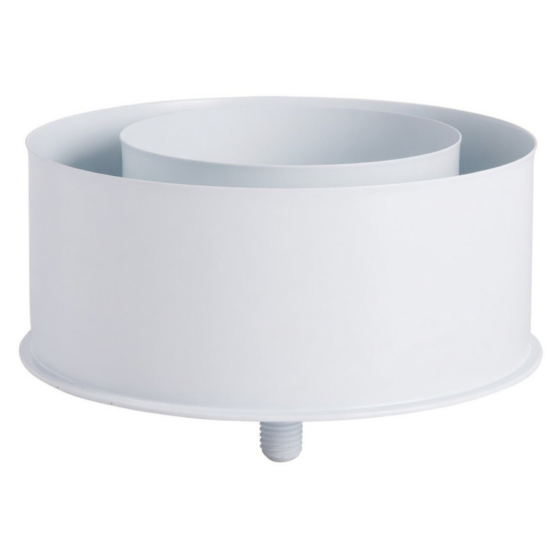 Miska spalinowo-powietrzna dwufunkcyjna 60/100 MSD060/100-KSP-X4 z odpływem pionowym skroplin 25 cm – biała, do pelletu
