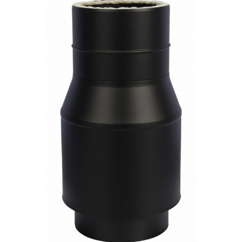 Rura prosta spalinowo-powietrzna RP060/100-DB-KSP-X4-ML-CZ 33 cm system koncentryczny dwufunkcyjny czarna