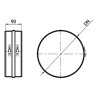 Opaska zaciskowa FI 120 INOX OP-I-120-X stal nierdzewna