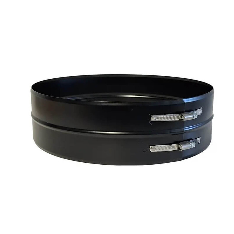 Opaska zaciskowa OP-I-125-X-ML.CZ stal nierdzewna czarna szerokość 90 mm blacha 1.4301