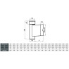 Wyczystka kominowa FI200 DN200 stal kwasoodporna 1.4404 | grubość 0,6 mm