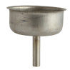 Miska kominowa Ø120 mm DN120 1.4404 z pionowym odpływem kondensatu | max 450°C | nie stosować na ekogroszek