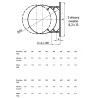 Obejma Mocująca Kominowa OMD-II Ø210 mm | Regulowana 50–150 mm