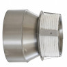 Wkładka do kominów ceramicznych WKC+200/160-Ż8 stal 1.4828 0,8 mm żaroodporna 600°C inox