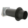 Nawietrzak ZNK 150 mm chrom z grzałką – teleskopowy dolot powietrza do kominków i pieców