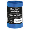 Worki na śmieci 60L PACLAN Expert 100 szt niebieskie z uszami