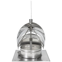 Podstawa kwadratowa ze stali kwasoodpornej nasady Rotowent Dragon 180 mm
