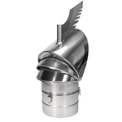 Nasada Rotowent DRAGON 180 mm Podstawa Rurowa Otwierana B