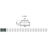 Kołnierz zamykający ocieplenie komina izolowanego GÓRNY 225/325 OCYNK